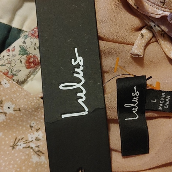 Times We Had Blush Floral Tie Back Maxi Dress SZ.L Pink NWT Lulus - Picture 10 of 11